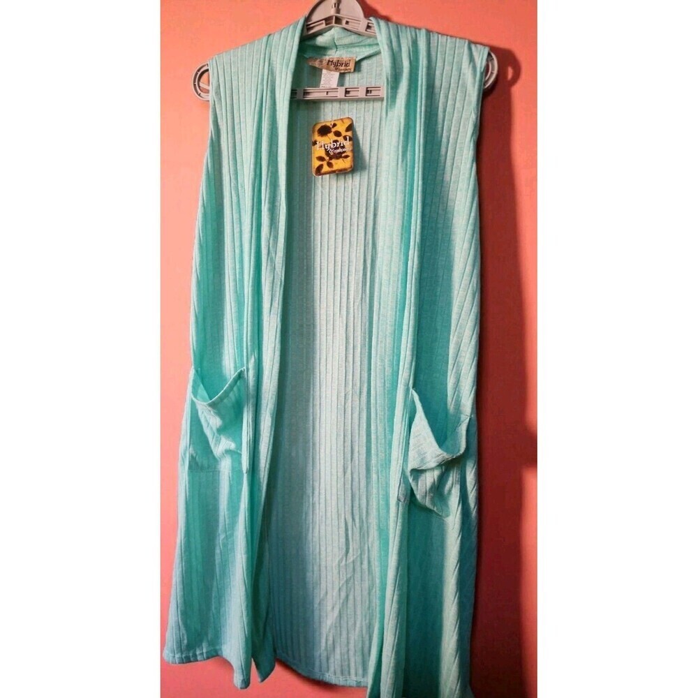 Hybrid & Company Open Front Cardigan Women’s Size Medium NWT New D25 Excellent